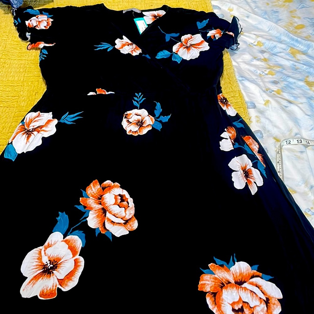 Stitch Fix Maci dress.  Length from shoulder to bottom is 56”